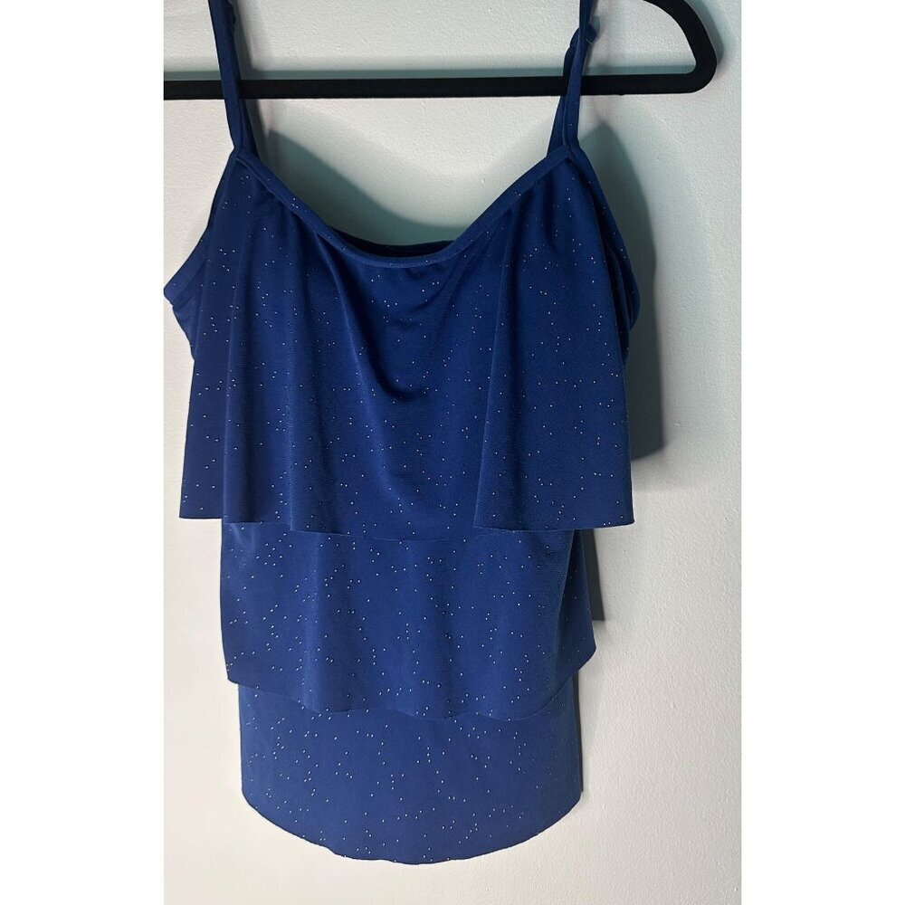 St. John’s Bay Royal Blue Babydoll Swim Tankini Size 8 Beachwear resortwear
